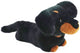 Peluche One Love - citrouille teckel - 40cm - noir et blanc - 0 ans
