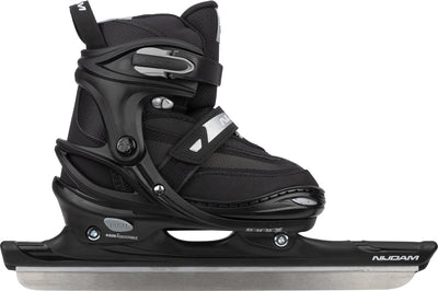 Nijdam Patins Enfant Réglables - Patins De Vitesse - Noir - Taille 37-40