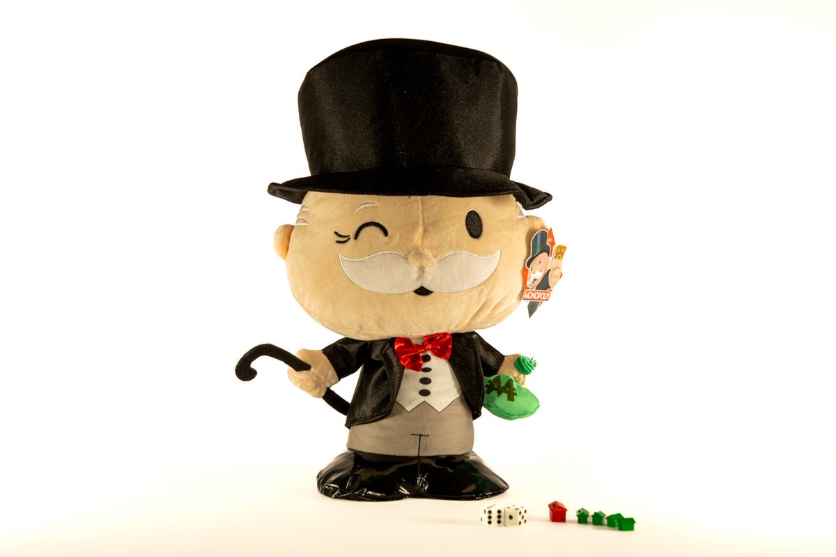 Monopole mr. peluche - peluche - 40cm