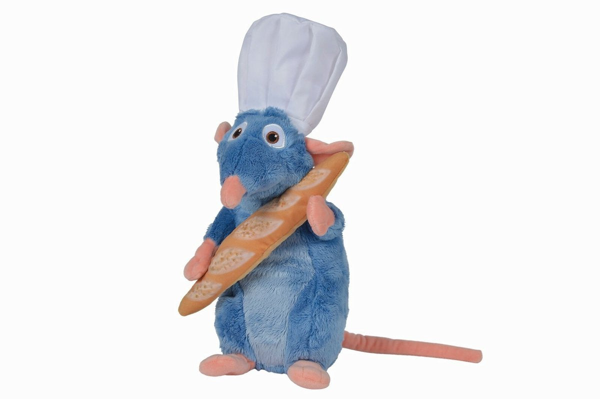 Nicotoy peluche ratatouille remy avec baguette 30 cm de haut
