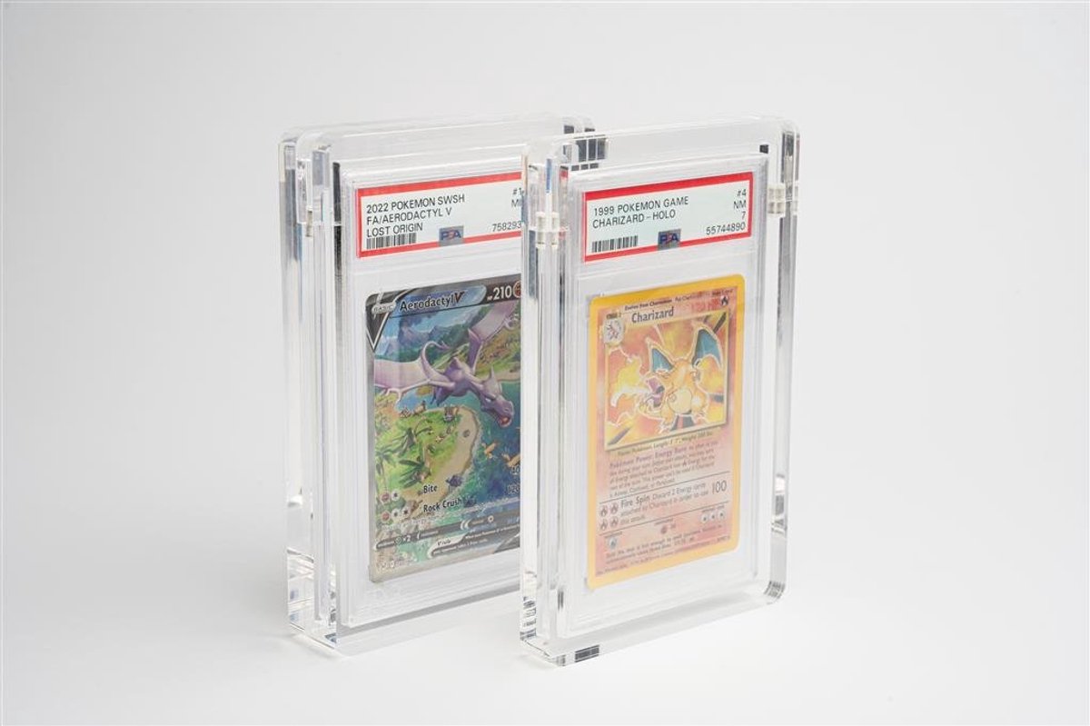 Présentoir de cartes acryliques Asmodee premium - Protection UV et qualité musée.