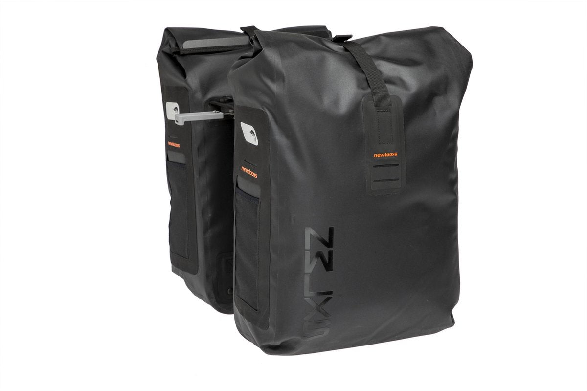 Sacoche double pour vélo Varo Waterproof Black Grey 40L - MIK