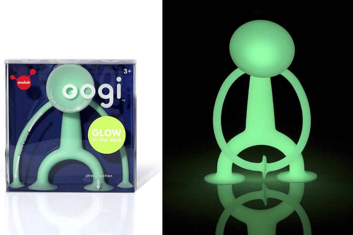 Bilibo boogi figurine phosphorescente vert 13 cm