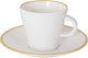 Gimex - ligne linea - service à expresso - or - 85 ml - 2 pièces