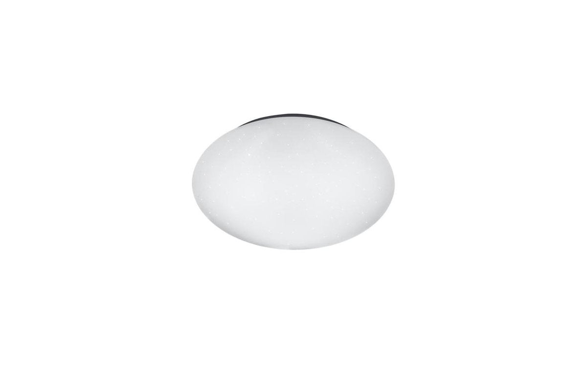 Rl vis ta lumière réalité putz - plafonnier - blanc - incl. 1x smd 12w - effet étoile - d: 27cm - ip44