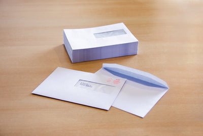 Enveloppe de service maison communale - 162x229mm - c5 - fenêtre droite - gommée - blanc - 500 pièces - rd-202070
