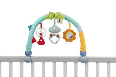 Arche d'activité Sophie la girafe - parc mobile - arche de jeu - jouets bébé - fixation universelle - à partir de 0 mois - 16x31x7 cm - multicolore