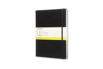 Carnet classique Moleskine - extra large - couverture rigide - vierge - noir