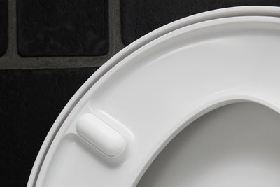 Abattant WC Duravit starck 3 vital - 41,6x37,1x4,6cm - plastique blanc brillant