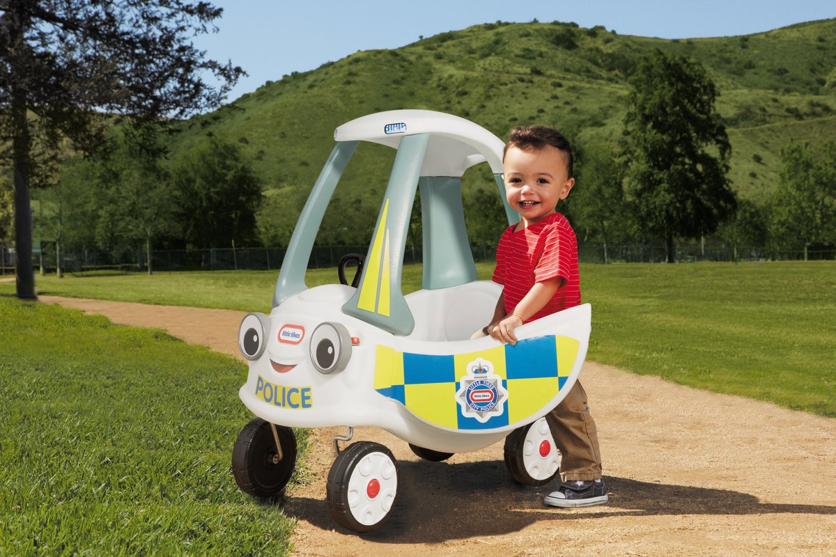 Little Tikes - voiture de marche - coupé confortable - voiture de police