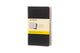 Moleskine cahier journaux - poche - à carreaux - noir - lot de 3