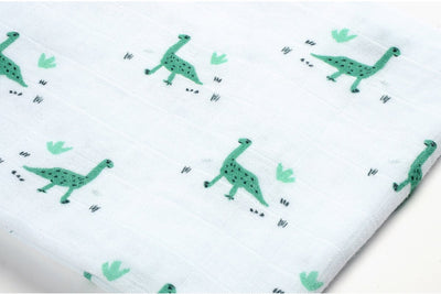 Serviettes Béaba ele – lot de 3 serviettes tétra – serviette 100% coton biologique – 70×70 cm – mousseline ultra douce respirante – avec coffret cadeau de luxe – vert jurassique