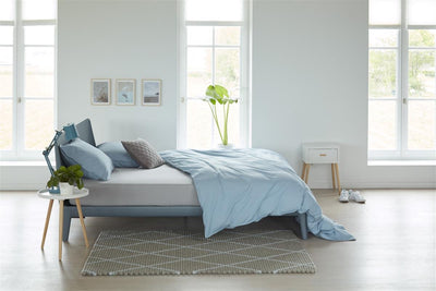 Beddinghouse - jersey - drap-housse - 100x220 cm - gris clair