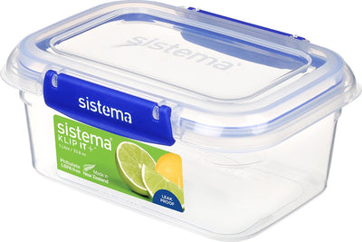Sistema klip it + - boîte de conservation alimentaire - boîte de conservation - rectangulaire - 1l