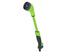 Kinzo Ensemble de têtes de pulvérisation pour tuyau d'arrosage 3 pièces - pistolet pulvérisateur, pistolet pulvérisateur et tête de pulvérisation extensible 15 - 8 positions de pulvérisation - raccord de tuyau d'arrosage - vert noir