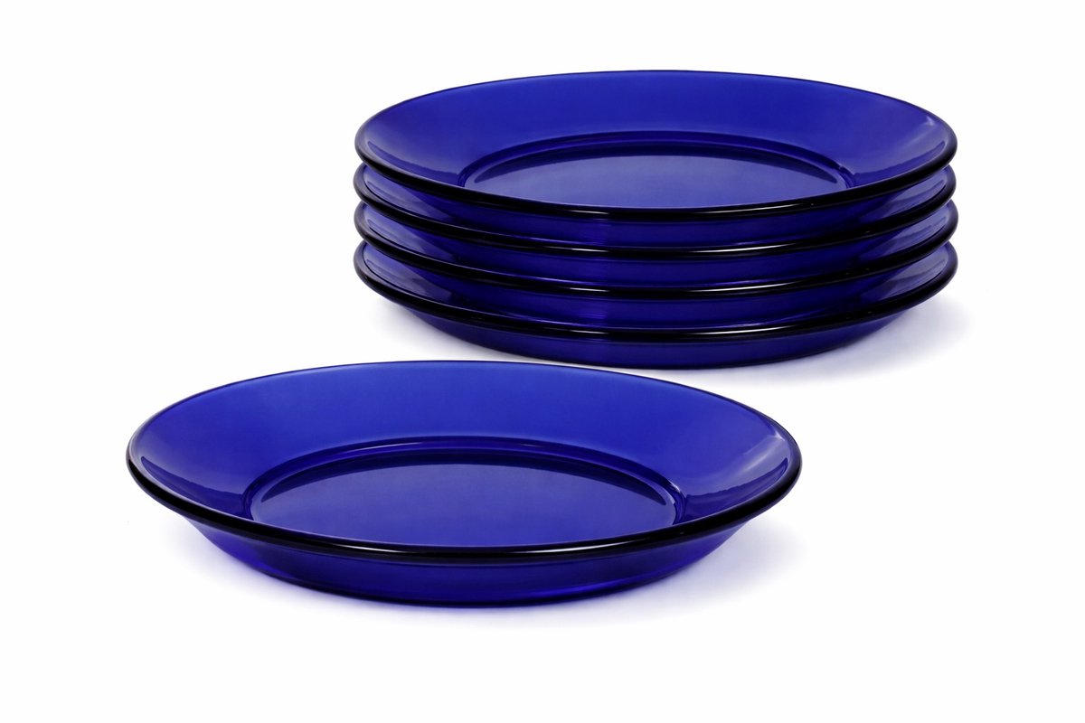 Duralex assiette creuse lys saphir bleu 19,5 cm