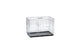 Beeztees cage pour chien m - banc - pliable - 2 portes - galvanisé - 81x55,5x61,5 cm