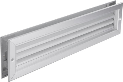 Grille de porte Starx - 470 x 121 mm - aluminium anodisé f1