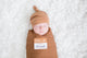 Lulujo hello world - bonnet d'emmaillotage - beige