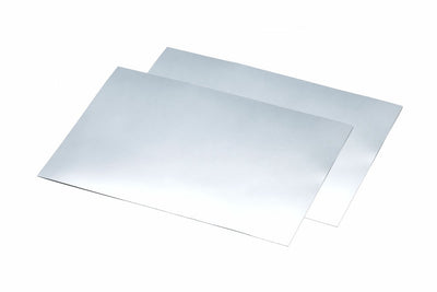 Décoration de modélisme Tamiya - 87226 autocollant en aluminium ultra-fin - 100x144 mm - 0,01 mm d'épaisseur - 2 feuilles de film