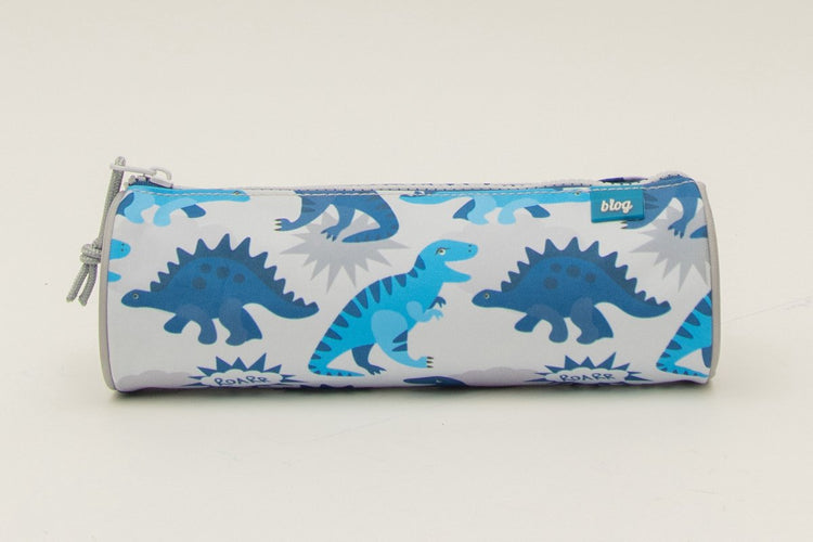 Ancor pochette à stylo b'log dino 22x7x7cm ronde - an-129052
