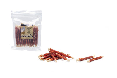 Beeztees bâtonnets à mâcher au canard - 40 pcs - 12 cm - snacks pour chiens - snacks à mâcher - pack économique
