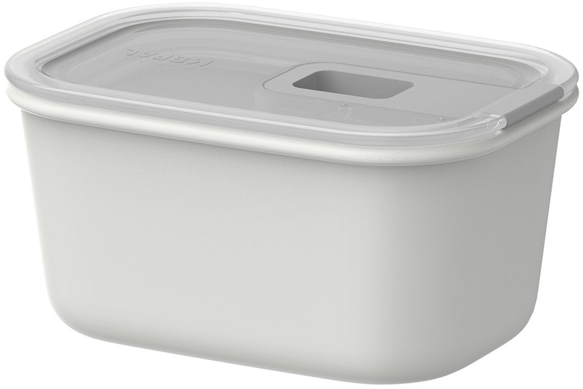 Récipient alimentaire Mepal easyclip - 450 ml - récipient alimentaire avec fermeture coulissante - convient pour une utilisation au micro-ondes. four à vapeur. réfrigérateur et congélateur - blanc nordique