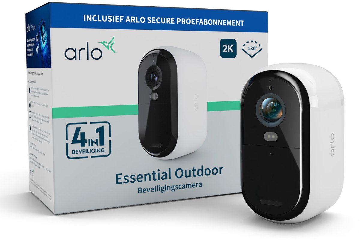 Caméra de sécurité Arlo essential2 2k - 1 caméra IP