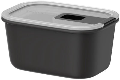 Récipient alimentaire Mepal easyclip - 450 ml - récipient alimentaire avec fermeture coulissante - convient pour une utilisation au micro-ondes. four à vapeur. réfrigérateur et congélateur - noir nordique