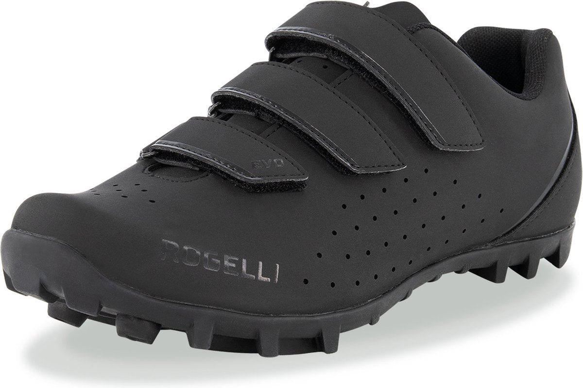 Rogelli ab-650 chaussures vtt homme et femme - chaussures de cyclisme VTT - noir - taille 41