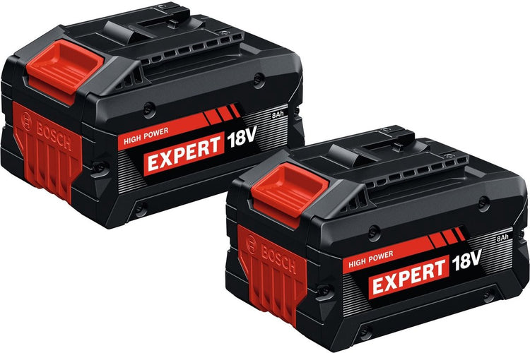 Bosch professionnel exba18v-80 2 batteries experts duopack 8.0ah 18v - 1600a0373d