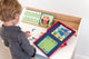 Jeu magnétique à gratter - couleurs et formes - 25,5x38x2cm - avec 20 défis et 4 thèmes - 4 ans