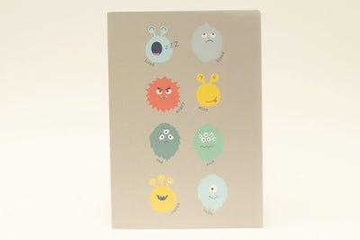 Ancor carnet b'log play me monsters a4 ligne 48 feuilles 90 grammes couverture pp - an-128031