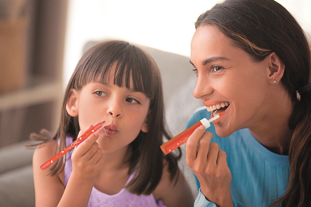 Clementoni Crazy Chic Lip gloss et LIP LIP ORANGE