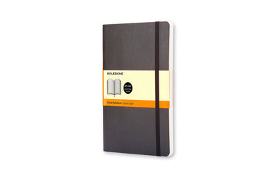 Carnet classique Moleskine - poche - couverture souple - ligné - noir