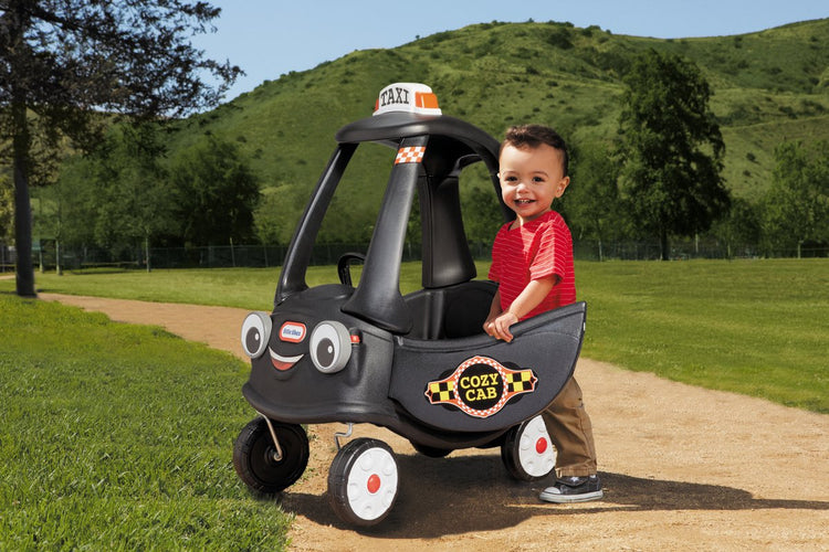 Little Tikes Cosy Coupé Taxi Voiture de Marche - Noir