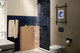 Hansgrohe activatera s - showerpipe - ecosmart+ économie d'eau - 240mm - 1 fonction jet - noir mat - avec thermostat