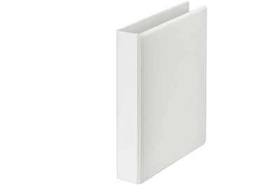 Classeur à anneaux panoramique Esselte essentials a4 - 2 anneaux - largeur de dos de 38 mm - capacité de 190 feuilles - blanc