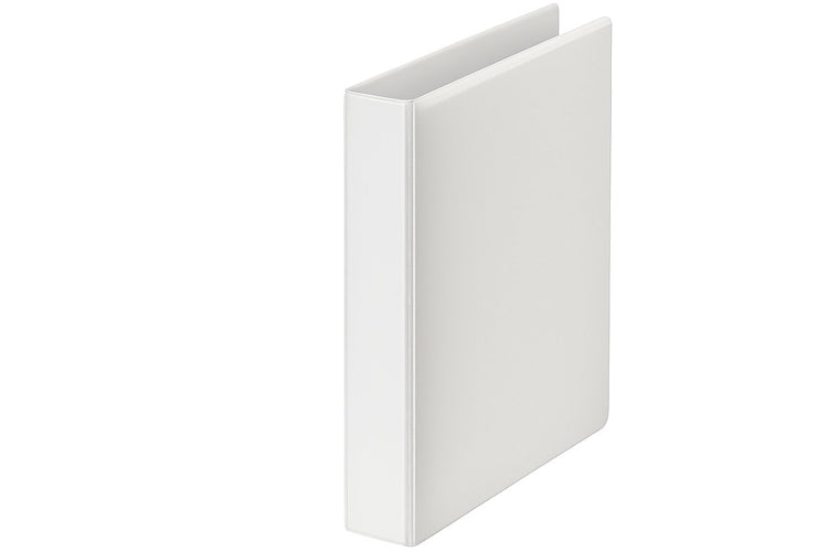Classeur à anneaux panoramique Esselte essentials a4 - 2 anneaux - largeur de dos de 38 mm - capacité de 190 feuilles - blanc