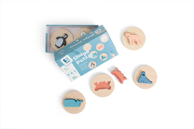 Bs jouets puzzle en forme de bois - puzzle en bois - jouets en bois - éducatif - tout-petit - tout-petit - bois fsc - adapté à partir de 18 mois