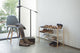 Yamazaki étagère à chaussures extensible - uni - blanc