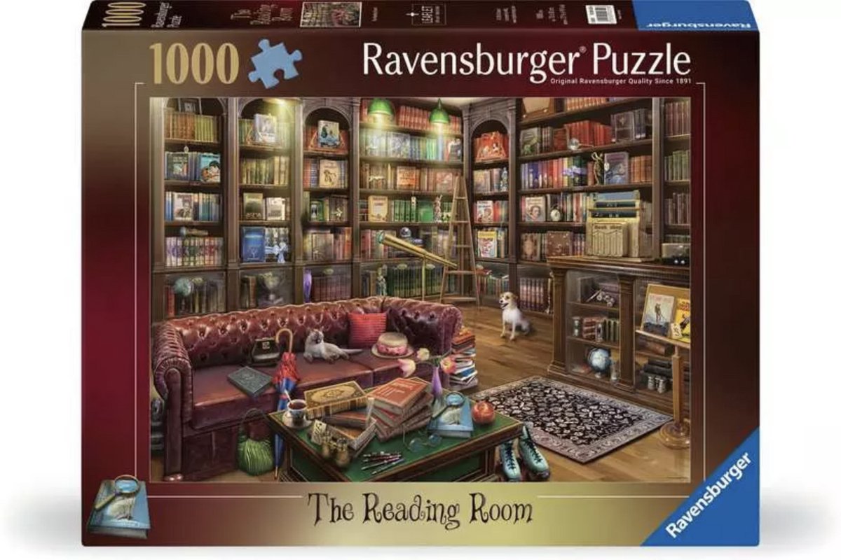Ravensburger la salle de lecture - 1000 pièces.