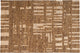 Tapis Woood ian tissé main - laine - marron 170x240 cm