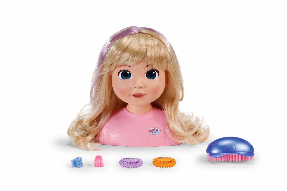Tête de coiffure Baby Born Carla | 2 pièces