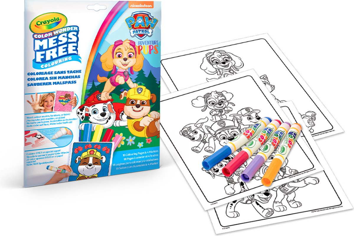 Crayola - merveille de couleur - forfait passe-temps - Paw Patrol - livre de coloriage pour enfants