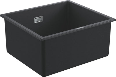 Évier composite Grohe k700u - 45,7 cm - sous plan - avec trop-plein - granit noir