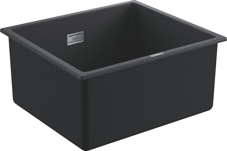 Évier composite Grohe k700u - 45,7 cm - sous plan - avec trop-plein - granit noir