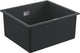 Évier composite Grohe k700u - 45,7 cm - sous plan - avec trop-plein - granit noir