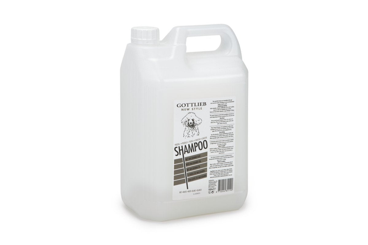 Shampoing pour chien caniche Gottlieb - blanc - 5 litres