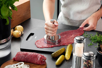 Marteau à viande en acier inoxydable Gefu Tampa - Broyeur à viande pour escalopes et roulades - Qualité professionnelle - Passe au lave-vaisselle